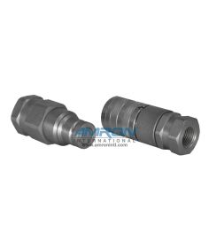 Stanley 03971 Coupler Set for BR87 CO23 Hydraulic Underwater Tools - 3/8 in. NPT