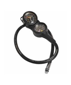 Poseidon 0600-001 Double Console Cirrus Black Max WP 4350 PSI / 300 Bar (262 FT / 80 M)
