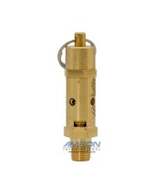 Kingston Valves ASME Code Safety Valve Brass 1/4 in. NPT, SS Ball, High Flow
