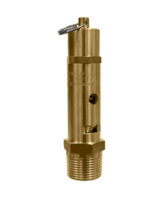 Kingston Valves 118CSS ASME High Flow Brass Safety Valve, Stainless Steel Ball