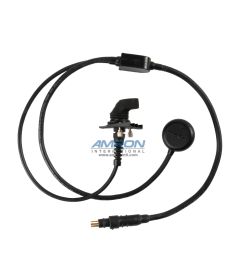Amron Bone Conducting Earphone & Microphone Assembly w/ 4-Pin WP Connector Complete - Version A Wiring