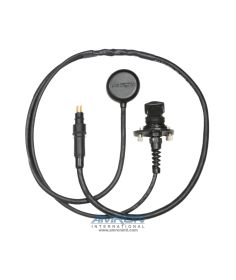 Amron Bone Conducting Earphone & Microphone Assembly w/ 4-Pin WP Connector Complete - Version A Wiring
