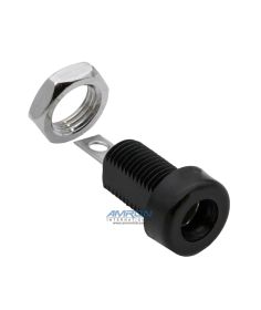 Amron International Model 1498 Banana Jack - Black 1498-103