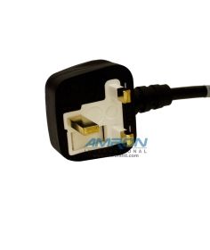 Power Cord 6.5 ft. - BS 1363 is standard for Hong Kong, Ireland, Malaysia, Malta, Singapore, Bahrain, United Kingdom, United Arab Emirates and Saudi Arabia 180-2008-01