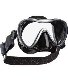 24.839.130 SCUBAPRO Synergy 2 Trufit Dive Mask, w/ Comfort Strap - Black/Silver/Grey
