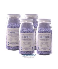 WA Hammond Drierite Desiccants Indicating 6 Mesh - 1 lb Glass Bottles/4 Bottles per Carton - 22001