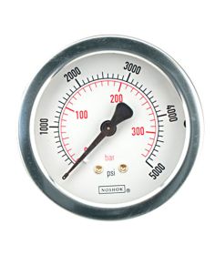 Kirby Morgan High Pressure Gauge 0-5000 PSI 440-150