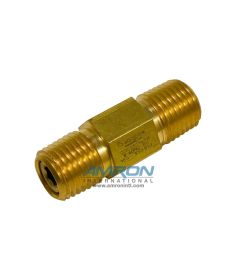 Swagelok One Piece Poppet Check Valve, Adjustable Pressure, 1/4 inch MNPT, 150 psig - Brass  B-4CPA2-150
