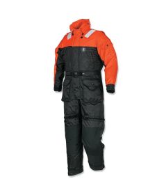 Mustang Survival Deluxe Anti-Exposure Coverall Work Suit - Orange/Black