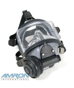 Interspiro AGA Divator MK II Full Face Mask with Positive Pressure Regulator - Natural Rubber - Grey - 96319-04