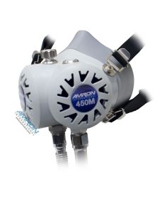 Amron International 450M-02 BIBS Mask with Lightweight Flexible Exhaust Hose