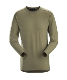 Arc'teryx Men's Cold WX LS Shirt AR Wool - Crocodile