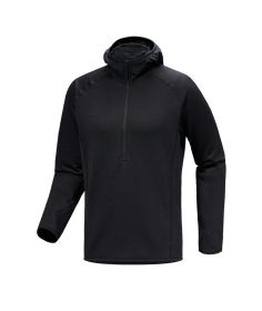 Arc'teryx Delta AR 1/2 Zip Hoody in Black, X000006194