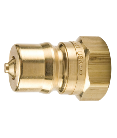 Parker BH4-61 60 Series Brass Nipple, 1/2 In. NPTF, 12 GPM