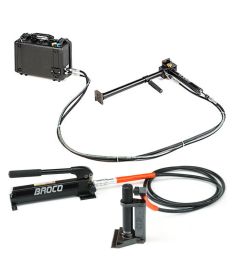 BROCO SAS Door Breacher and CF-3 Hydraulic Crows Foot Spreader Entry Tool Set BRO-SAS-CF3-WP