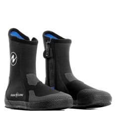 Aqua Lung Superzip Dive Boots 7 MM in Black / Blue, BS1860140