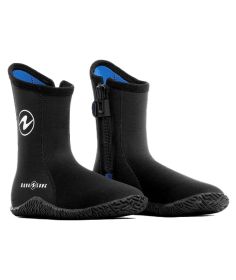Aqua Lung Echozip Dive Boots 7 MM in Black / Blue, BS18901404
