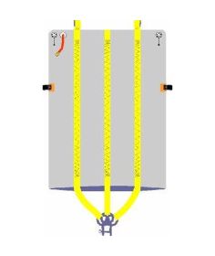 Carter Lift Bag Open Bottom Lift Bag 12,000 Lb. Lift Capacity CB-12000