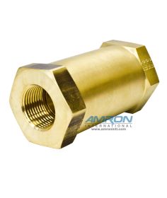 Circle Seal Check Valve 3/8 inch Female NPT - .15 PSIG Cracking Pressure - Brass 259B-3PP-.15