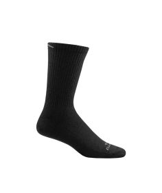 Darn Tough Micro Crew Lightweight Tactical Sock No Cushion - Black - Single Pair - Large DARN-T4018-BK-L