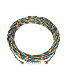 Amron 325 ft. Commercial  3-Part Spiral Umbilical with Oxygen Fittings and OTS Hi-Use Connector DSLS1-XX0X00M210-325