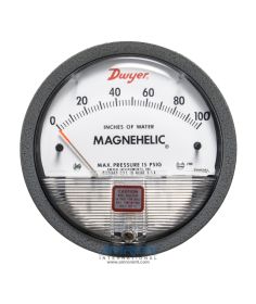 Dwyer 2100 Magnehelic Gauge 0-100 in. Water Range