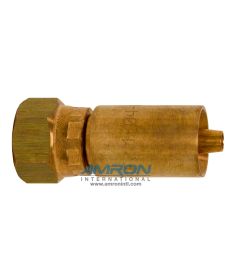 Fibron 1/4 inch Oxygen Hose Fitting Swagable Phosphor - Bronze FPBSF/M/04-04OXY