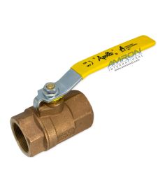 Apollo Valves Ball Valve - 1-1/2 in. FNPT - Bronze with Zinc Plated Lever 70-107-01