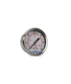 PRESSURE GAUGE;2.5IN;0-600PSI;LIQUID FILLED SS CASE;1/4IN NPT CENTER BACK MOUNT - 71172520600