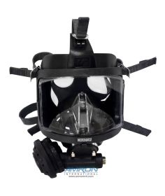 Interspiro AGA Divator MK II Full Face Mask with Demand Regulator - Silicone - Black - 96319-05