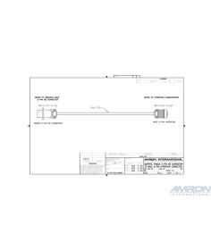 Amron International 2400-15 Female 5 Pin MS Connector to Male 6 Pin Hydrocom Communications Adapter