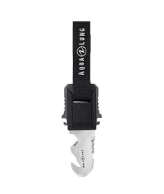 Aqualung KN118111 Micro Squeeze Dive Knife Stainless Steel Blunt 3.75 IN.