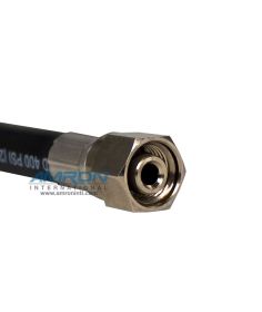 Amron Low Pressure Whip 30 inch 5/16 inch ID Hose 9/16-18F Swivel x 3/8-24M - LP5-91618F-3824M-30