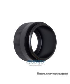 Male Black Delrin Locking Sleeve 1.5 in. Diameter for Size K Rubber Molded Connectors K-MLS-D