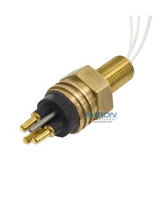 Micro Male Bulkhead Connector with 3 Pins MCBH3M