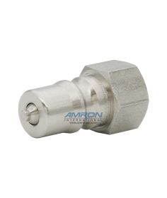 Hansen 2HK Two-Way 316 SS Plug 1/4-18 NPTF Female End Connection