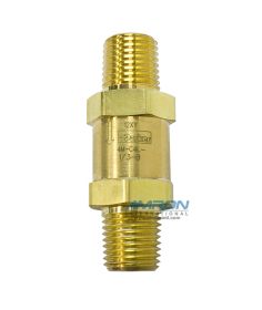 Parker C-Series Check Valve 1/4 in. MNPT 1/3 Cracking Brass PKR-4M-C4L-1/3-B