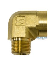 Parker CD Female Street Elbow 1 inch NPT Brass CD-B-1
