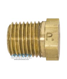 Parker HP Hex Head Plug 1/2 inch NPT - Brass HP-B-1/2