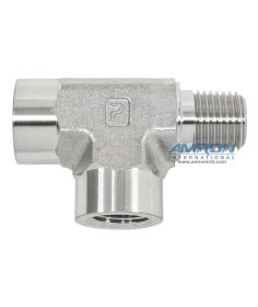 Parker MRO Street Tee Male on Run 1/4 in NPT Stainless Steel MRO-SS-1/4