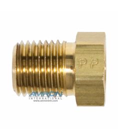 Parker PTR Pipe Thread Reducer 1/4 x 1/8 inch NPT – Brass - PTR-B-1/4X1/8
