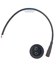 RMG-2-FS In-Line Rubber Molded Connector - 2 Socket Female