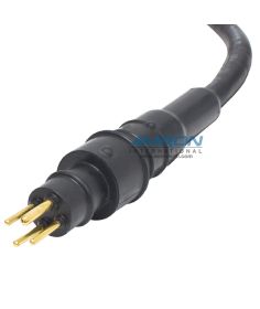 RMG-4-MP In-Line Rubber Molded Connector 4 Pin Male