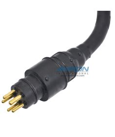 RMK-5-MP In-Line Rubber Molded Connector 5 Pin Male 