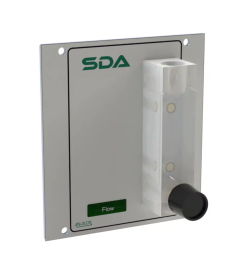 Analox SDA Flow Meter on Panel Mount Plate w/O2 Label