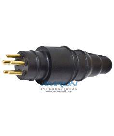 SEA CON Rubber Molded Dummy Connector High Pressure - 5 Pin Male RMK-5-MPD-HP