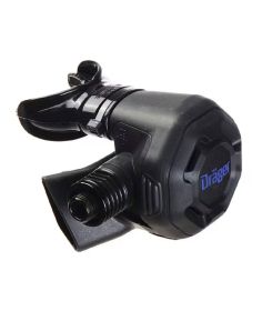 Draeger Secor 7000 Regulator 2nd Stage Mouthpiece Black Flex Hose