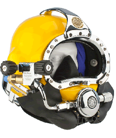 REFERENCE ONLY Kirby Morgan SuperLite 27 Commercial Diving Helmet With Posts