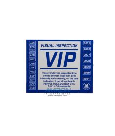 XS Scuba Visual Inspection Sticker ST230