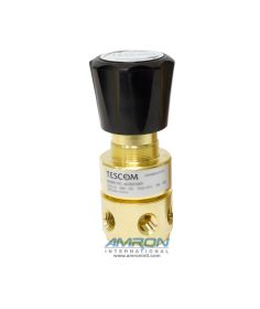 TESCOM 44-5215-243 Pressure Reducing Regulator Brass, 1/4 FNPT, Inlet 3500 PSIG, Outlet 5-500 PSIG, Cv 0.15